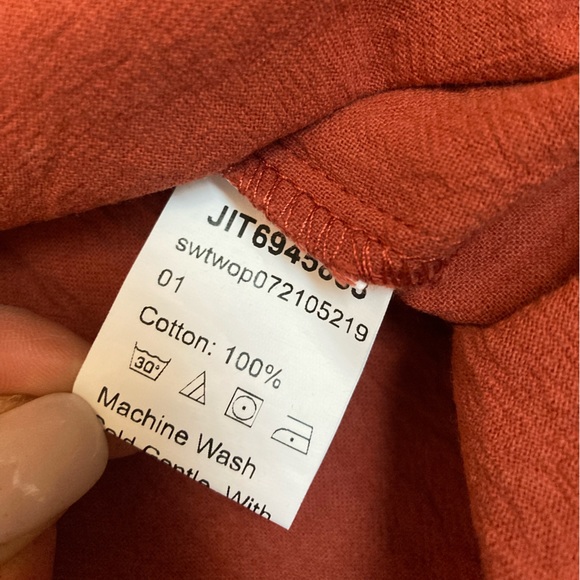 Emery Rose Set Wide Leg Pant and Short Sleeve Top - Picture 10 of 16